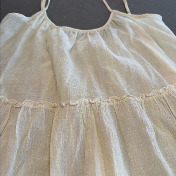 Eberjey Cream Tiered Swim Coverup - Picture 6 of 8